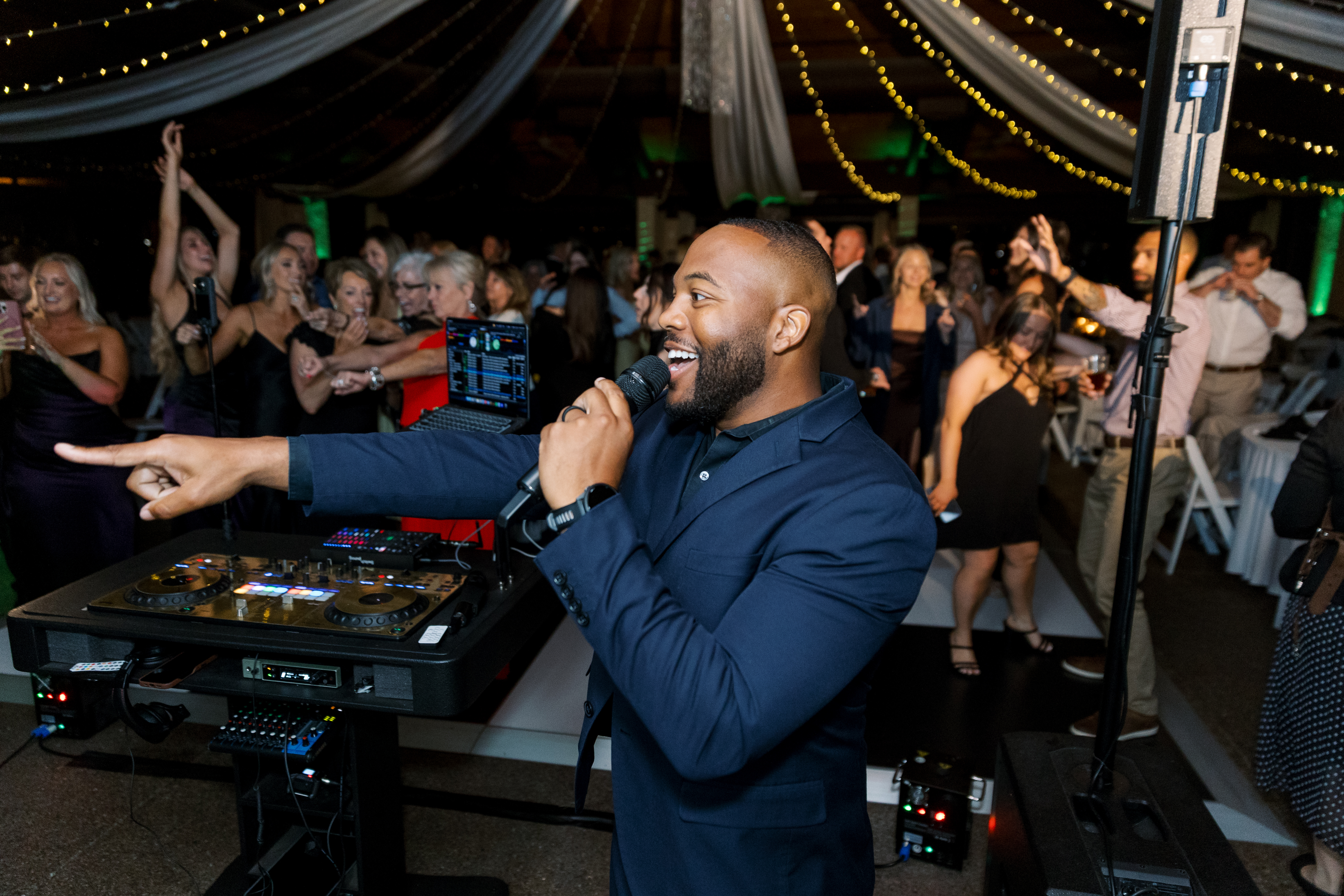 DJ Take2 on the mic