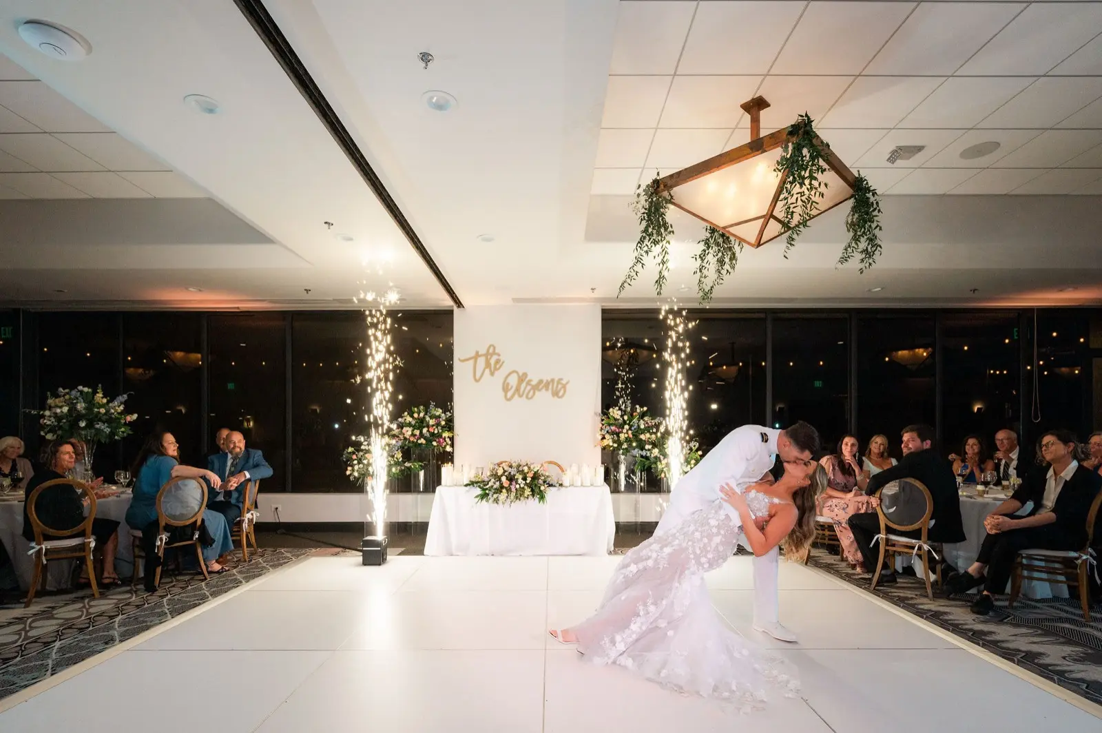 First dance with cold sparks